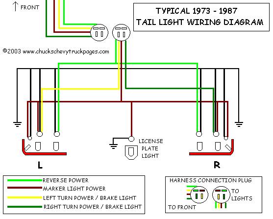 [Tail light wiring diagram - schematic]